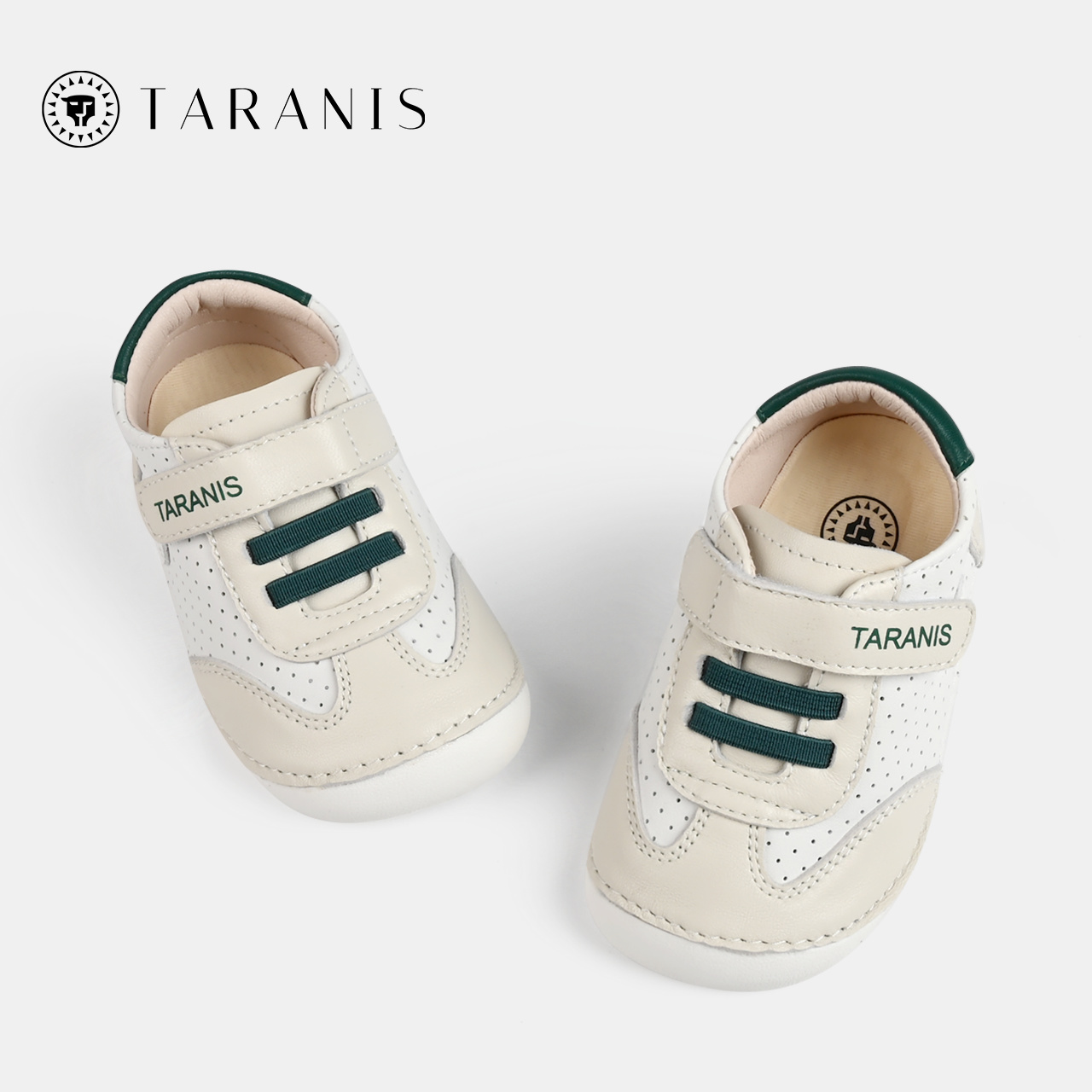 TARANIS Spring new children's shoes baby shoes breathable punching boy's promenade shoes non-slip soft sole children's shoes