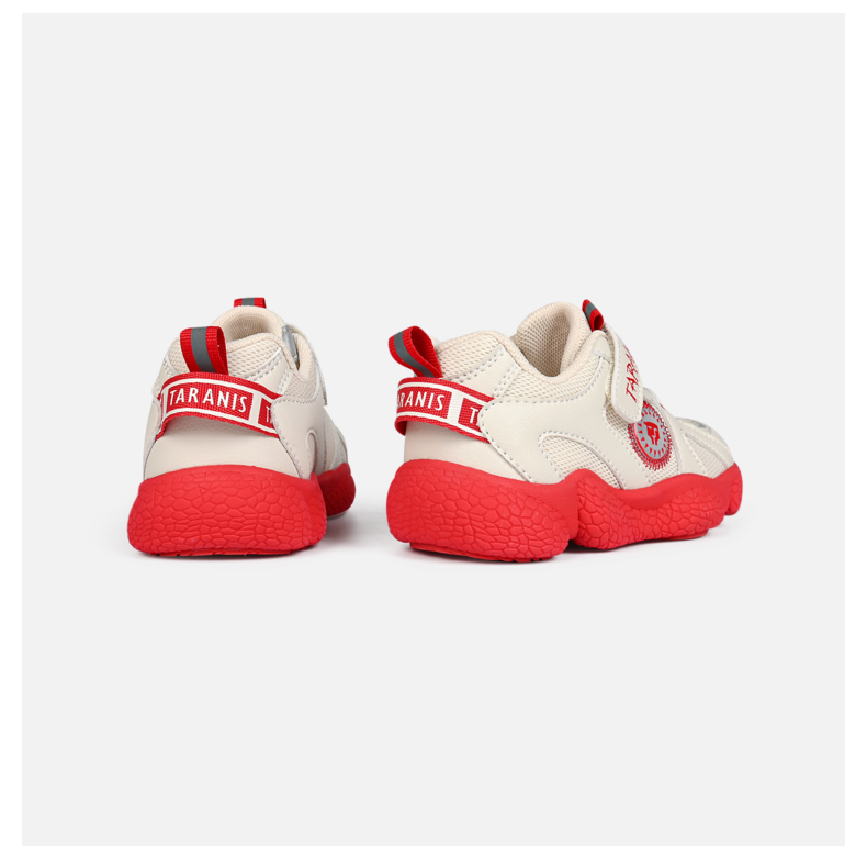 TARANIS Spring New Boys Shoes Color Net Surface Children's Sports Shoes Children's Soft Bottom Running Basketball Shoes
