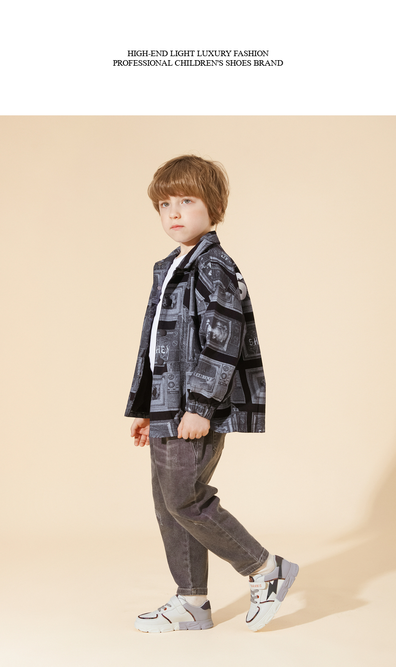 TARANIS Autumn new children's shoes children's board shoes boys casual shoes non slip soft sole sneakers girls' shoes