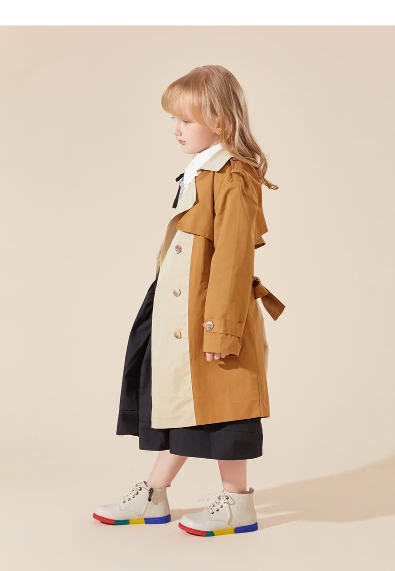 TARANIS Winter new girl's shoes children's boots top layer cowhide children's baby velvet Martin boots