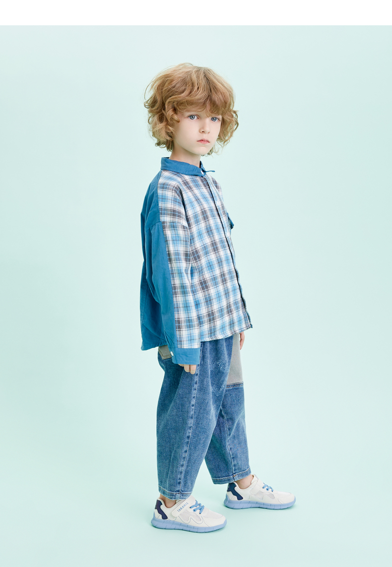 TARANIS Spring New Boys Shoes Soft Soles Children Breathable Running Shoes Children Basketball Shoes Sports Shoes Women