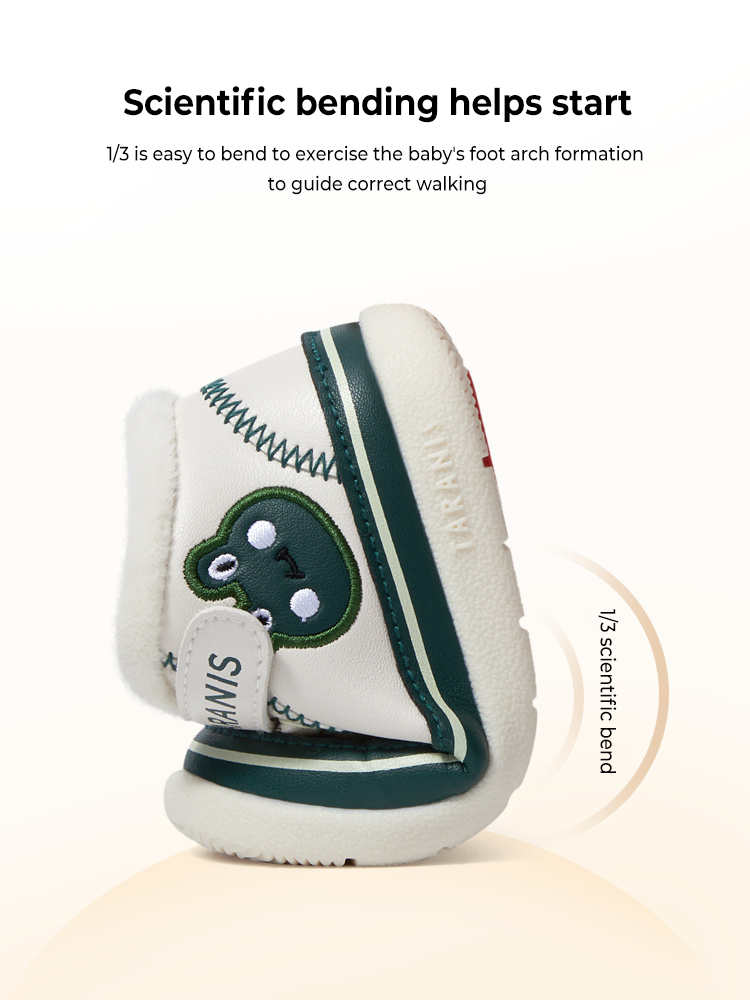 TARANISkids Winter Fleece Soft Bottom Baby Shoes
