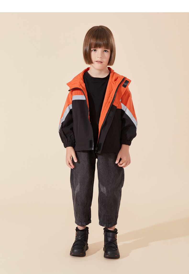 TARANIS Winter new men's shoes children's fleece and thick snow boots soft soles waterproof high top sports cotton shoes