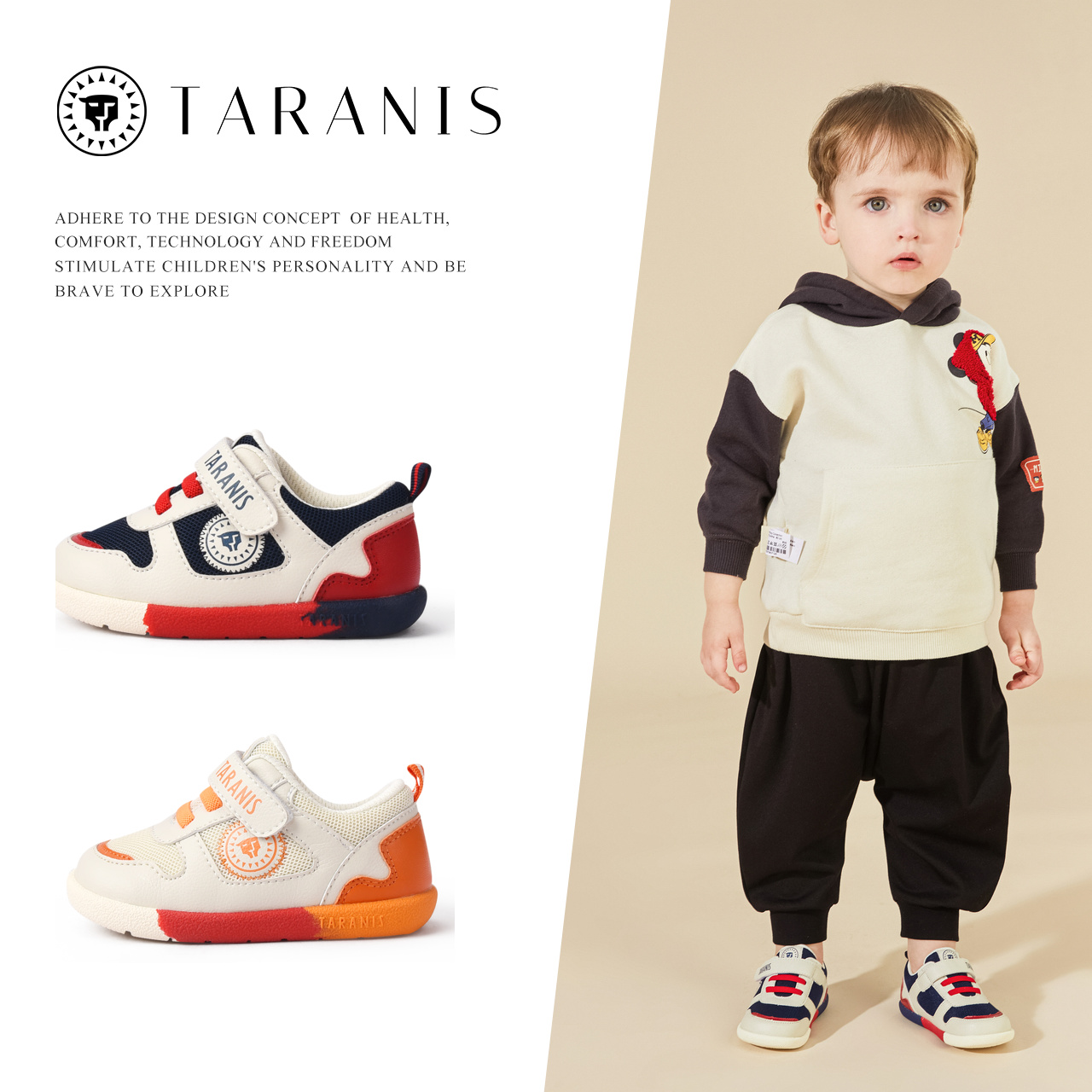 TARANIS Autumn New Children's Shoes Women Baby Toddler Shoes Men Baby Shoes Non-slip Soft Sole Sneakers