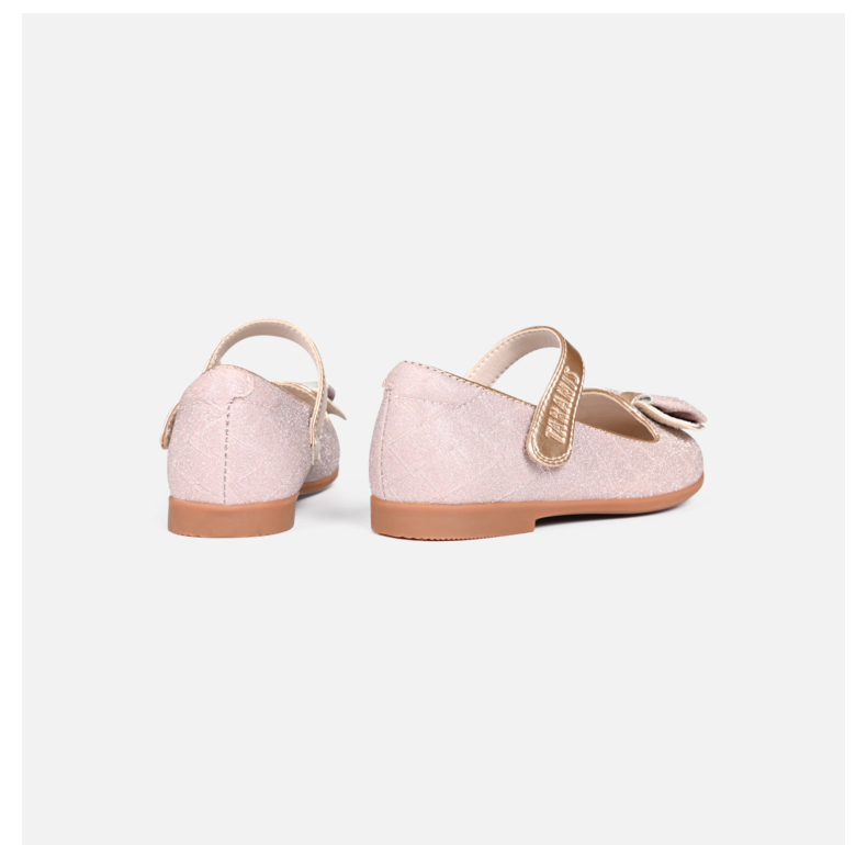 TARANIS Spring New Girls' Shoes Bowknot Children's Single Shoes Small Fragrant Wind Princess Shoes Soft Sole Small Leather Shoes