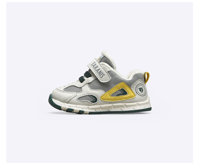 TARANIS Winter New Fleece Boy's Shoes Children's Head Anti-kick Toddler Shoes Baby Soft Sole Sports Shoes
