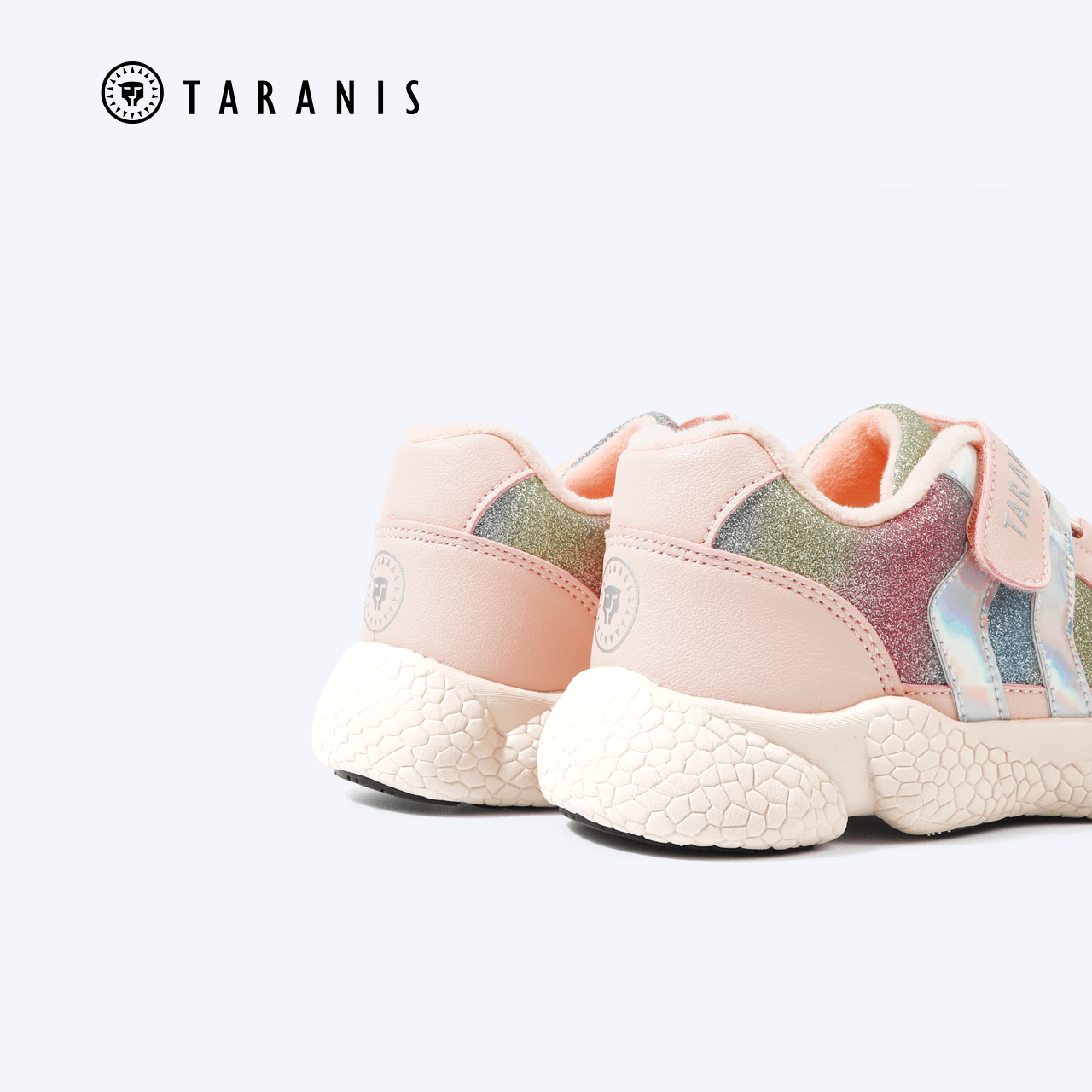 TARANIS Winter New Sun Yat-sen Children's Casual Shoes Warm Shining Children's Shoes Popcorn Children's Sports Shoes