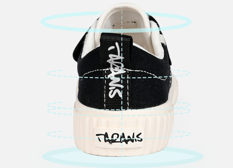 TARANIS Spring new boys' shoes baby canvas shoes children's small white shoes sneakers kindergarten indoor shoes