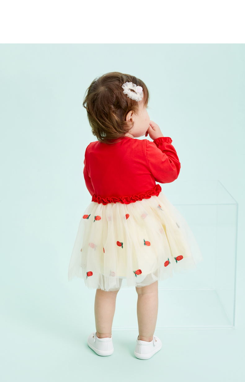 TARANIS Spring new children's shoes princess shoes girl single shoes baby non-slip soft soles small leather shoes