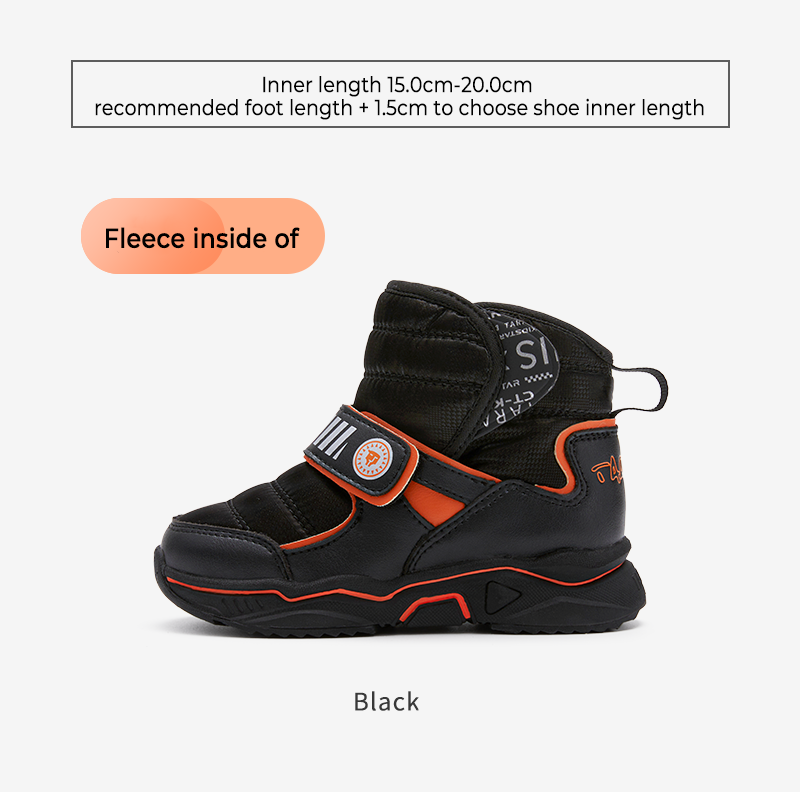 TARANISkids Winter New Children's Shoes Fleece Warm Snow Boots