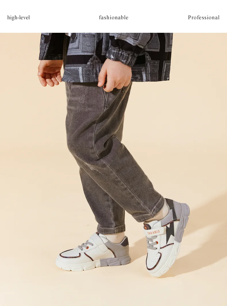 TARANIS Autumn new children's shoes children's board shoes boys casual shoes non slip soft sole sneakers girls' shoes