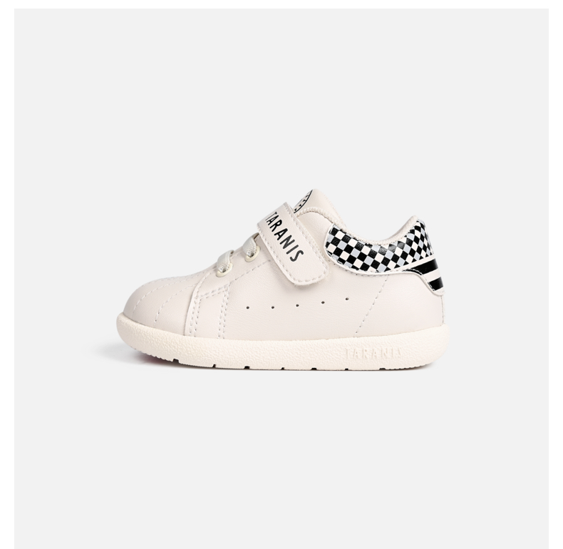 TARANIS Spring New Children's Shoes Boy's Toddler Shoes Shell Head Small White Shoes Girl Baby Soft Sole Baby Shoes