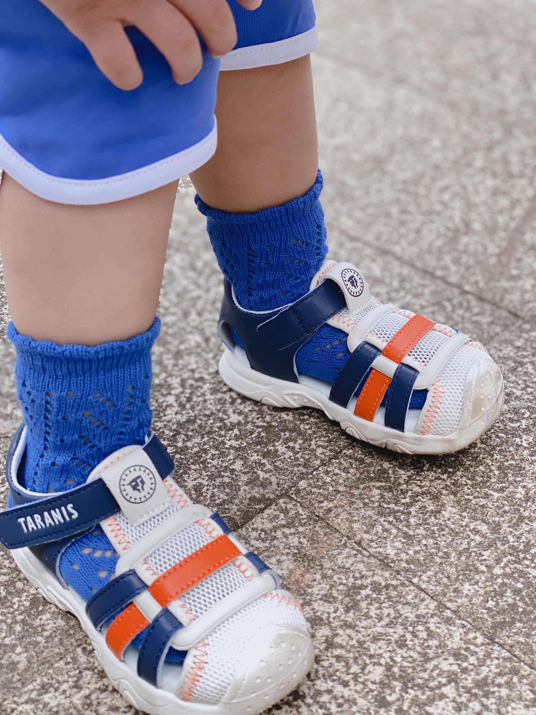 TARANIS Sandal summer baby baotun children's shoes breathable boys and girls babies functional shoes non-slip soft bottom net shoes