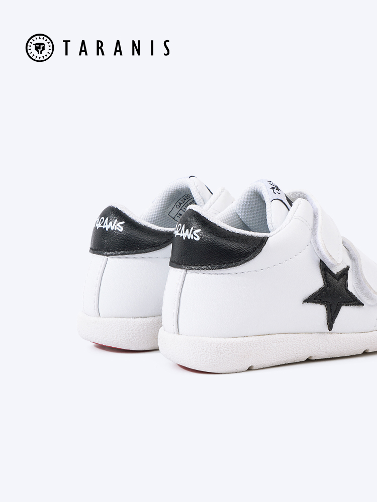 TARANIS Baby's Toddler Shoes Winter Children's Shoes Children's Cotton Shoes Small White Shoes Soft Soles with Fleece Warm Baby Shoes