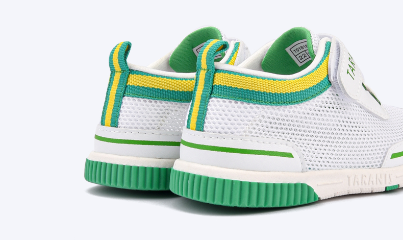 TARANIS Summer children's shoes small white shoes breathable baby called shoes boys and girls baby soft bottom non-slip walking shoes