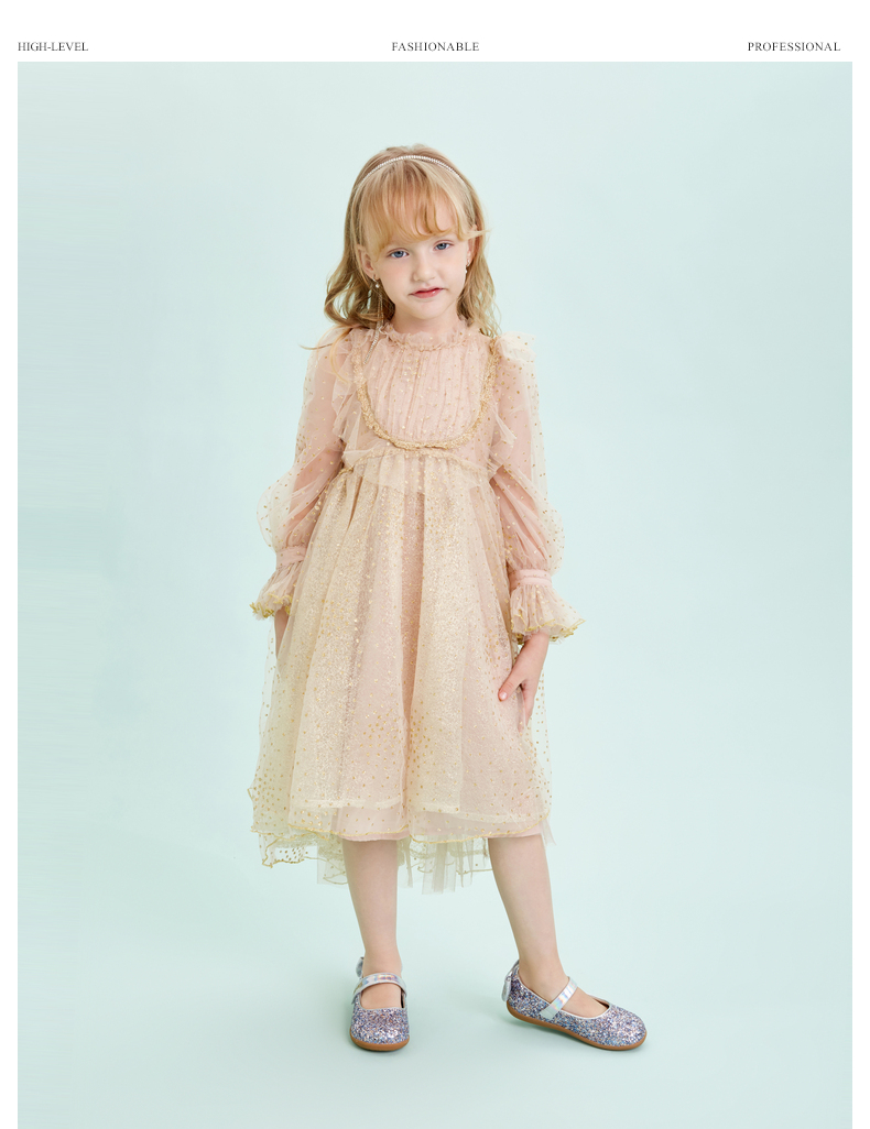 TARANIS Spring new girls shoes princess children's small leather shoes non-slip soft sole performance shoes girls single shoes