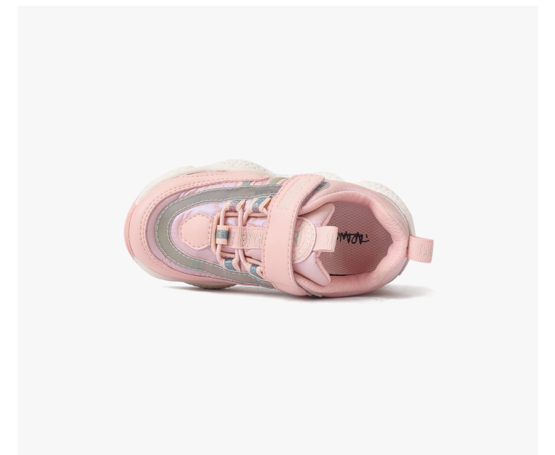TARANIS Autumn New Children's Shoes Pink Baby Shoes Children's Non-slip Soft Sole Sports Shoes Running Shoes for Girls