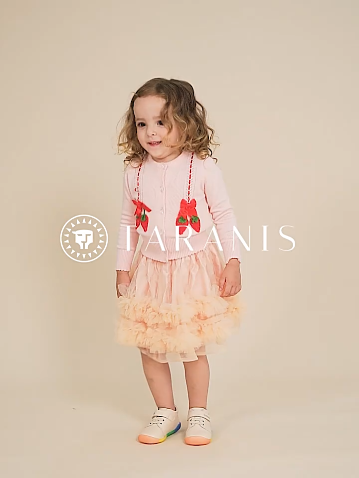 TARANIS Autumn new girl leather shoes rainbow soft bottom baby shoes non-slip soft bottom covered head and foot protector toddler shoes