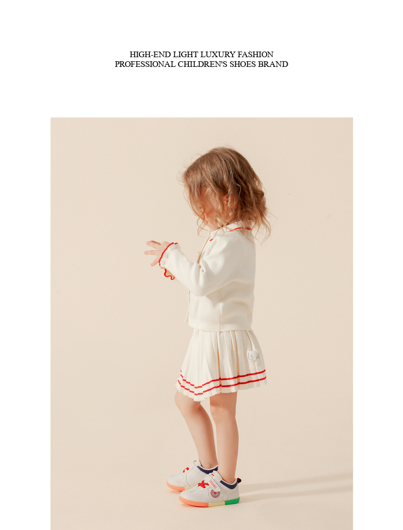 TARANIS Winter new board shoes rainbow bottom baby soft bottom children's sports shoes