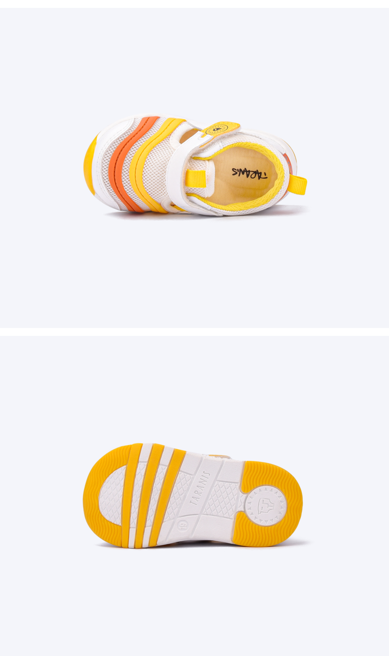 TARANIS Caterpillar children's shoes summer boys baby net cloth breathable sports shoes bao Toe kick prevention function walking shoes women
