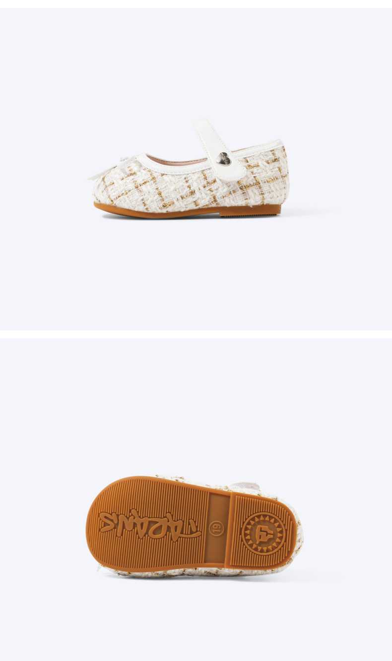 TARANIS Children's shoes autumn new style baby princess shoes small fragrance wind non-slip soft bottom western baby shoes single shoes