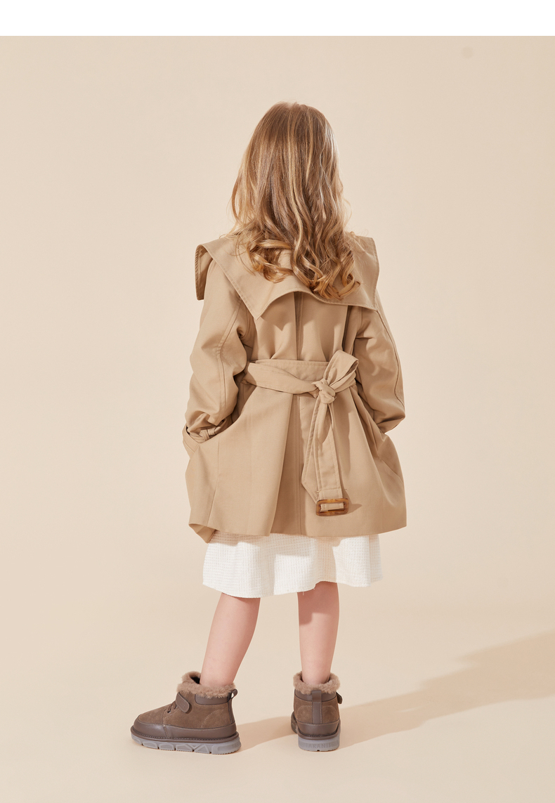 TARANIS Winter new girls shoes plus fleece children snow boots warm winter shoes soft soles non-slip flashing shoes