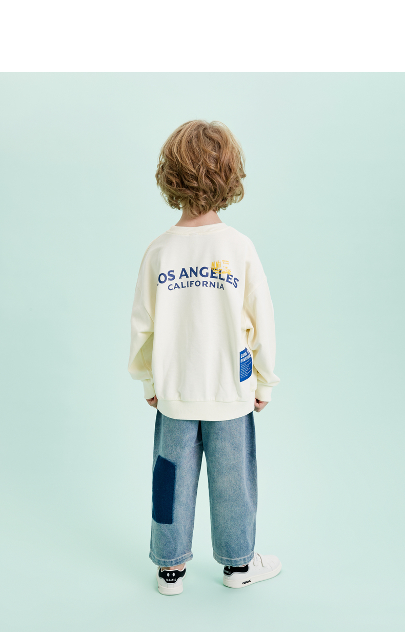 TARANIS Spring new boys shoes white shoes children's light sports shoes soft bottom non-slip board shoes