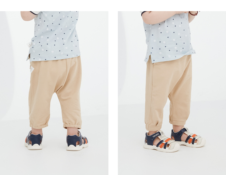 TARANIS Sandal summer baby baotun children's shoes breathable boys and girls babies functional shoes non-slip soft bottom net shoes