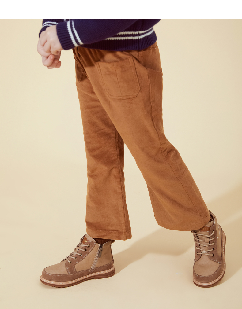 TARANIS Autumn new boy Martin boots ankle boots middle tube children's boots runway boots non slip soft sole children's single boot