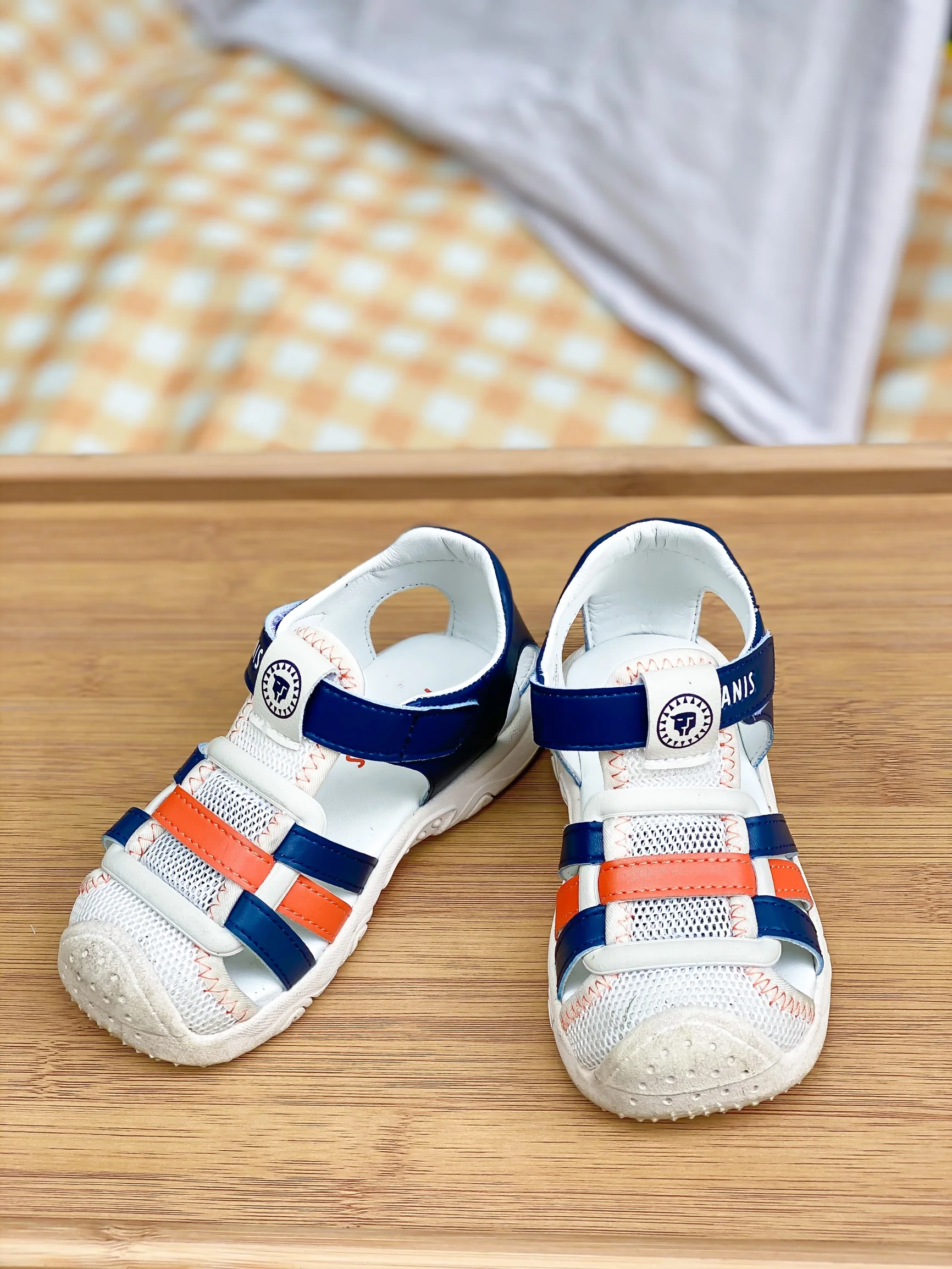 TARANIS Sandal summer baby baotun children's shoes breathable boys and girls babies functional shoes non-slip soft bottom net shoes