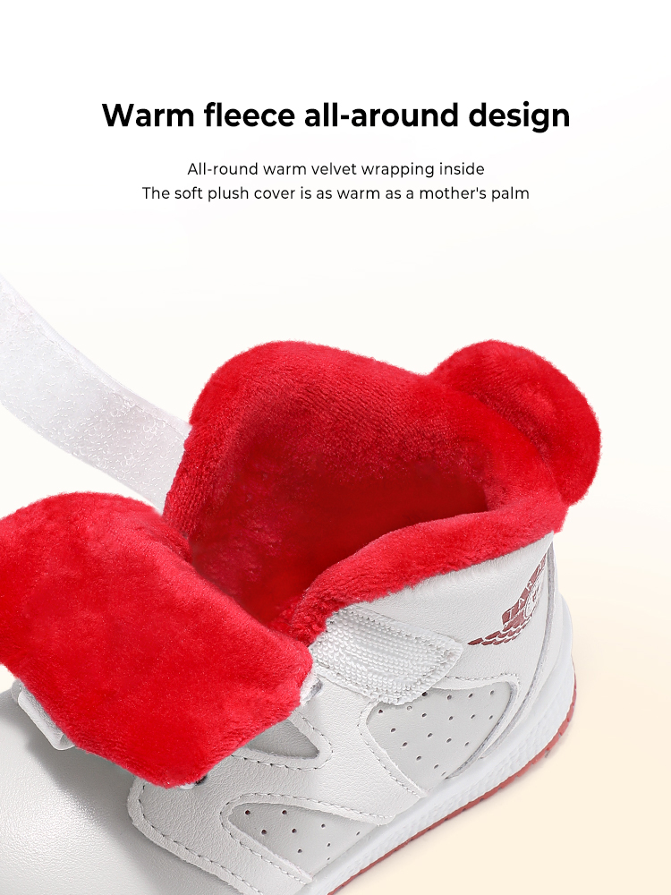 TARANISkids Winter New Children's Shoes Fleece Warm Bread Shoes