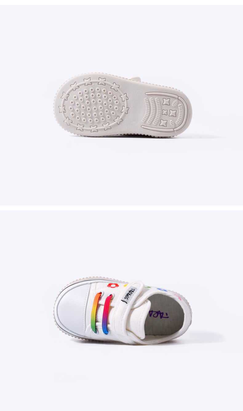 TARANIS The baby is called shoe girl's shoe new style canvas shoe boy's baby soft soled toddler
