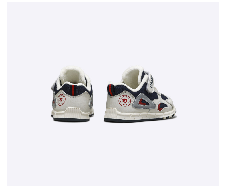 TARANIS Winter New Fleece Boy's Shoes Children's Head Anti-kick Toddler Shoes Baby Soft Sole Sports Shoes