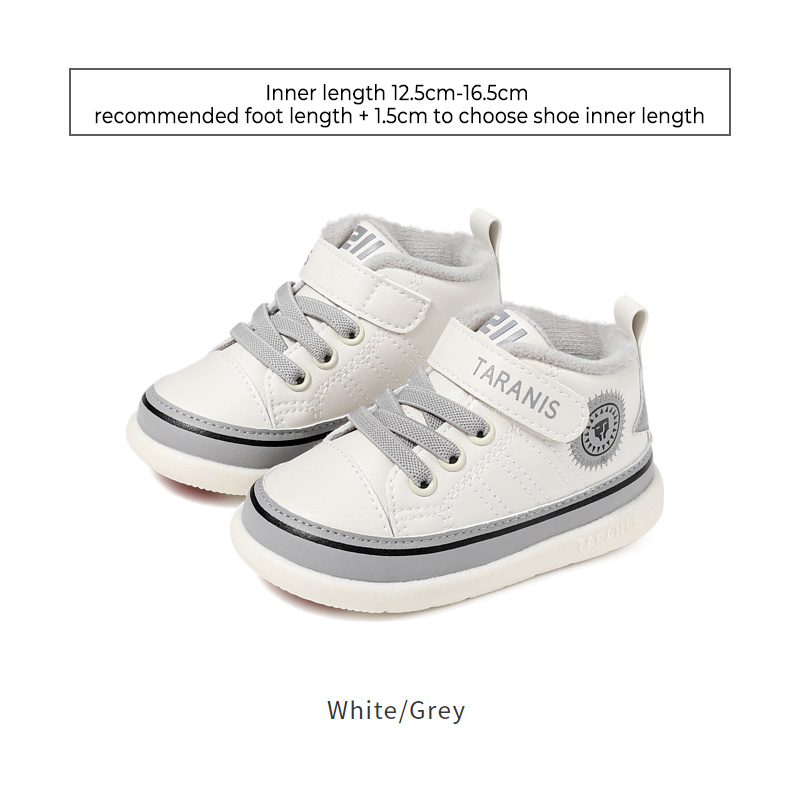 TARANISKids Baby Toddler Soft Sole Warm Fleece Shoes