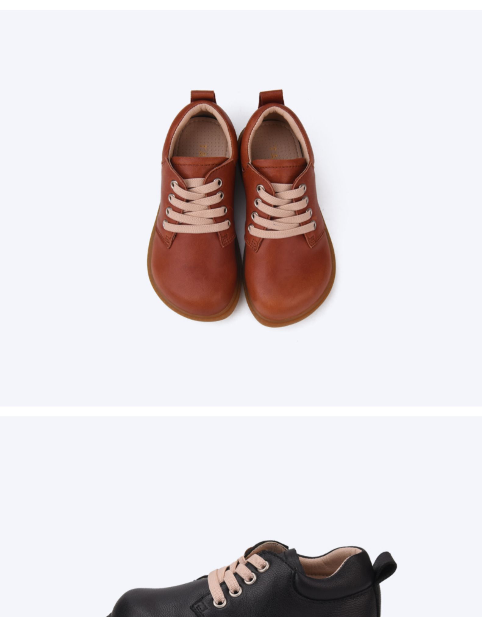 TARANIS Autumn new children's leather shoes black leather shoes soft soled sheepskin leather shoes for children