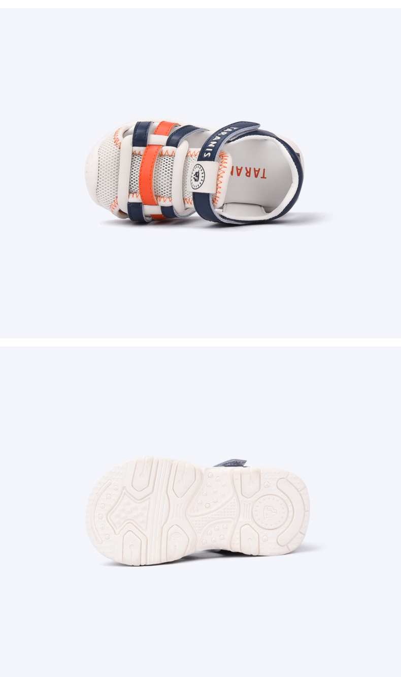 TARANIS Sandal summer baby baotun children's shoes breathable boys and girls babies functional shoes non-slip soft bottom net shoes