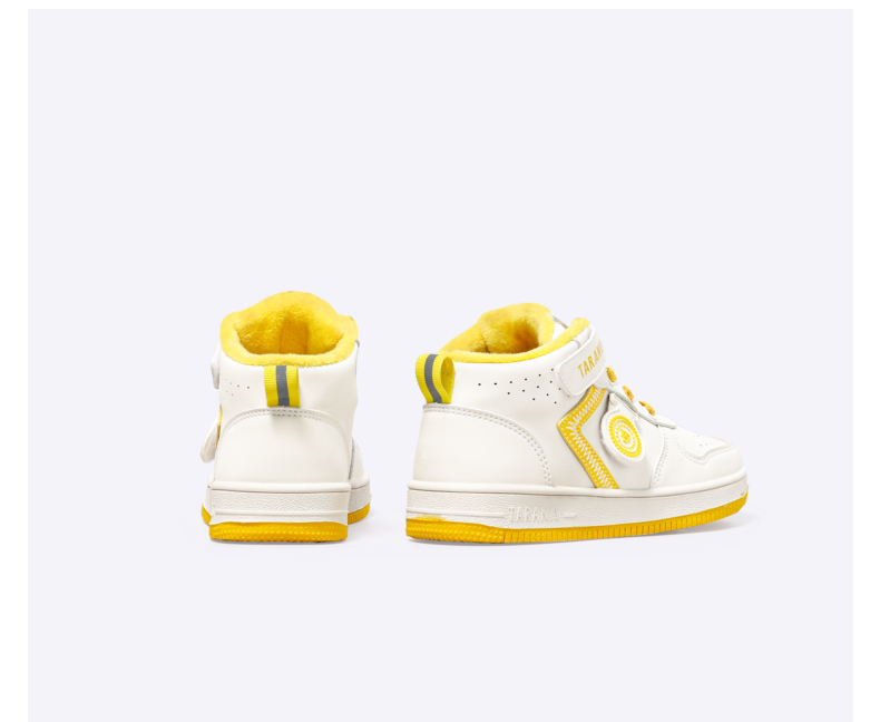 TARANIS winter new children's shoes with velvet sports shoes big children board shoes girls casual shoes boys small white shoes