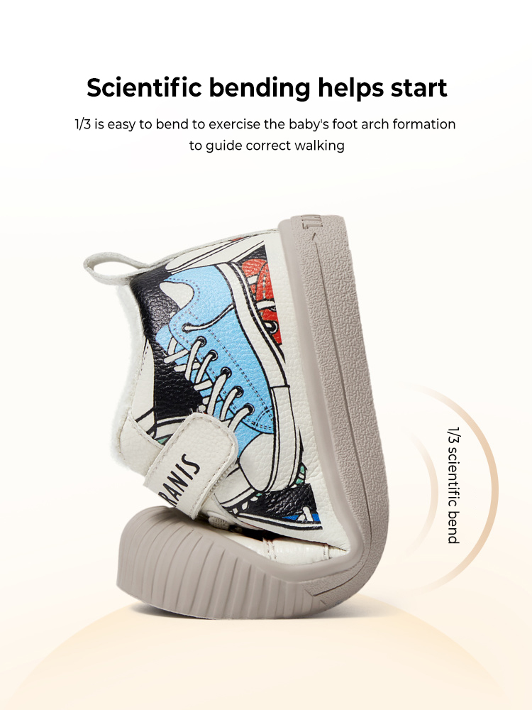 TARANISkids Winter New Plush Warm Kindergarten Indoor Shoes