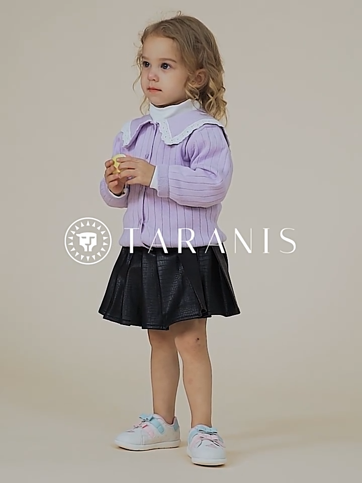 TARANIS Winter New Children's Shoes Girls Sports Shoes Love Princess with Velvet Board Shoes Baby Soft Bottom Children's Shoes