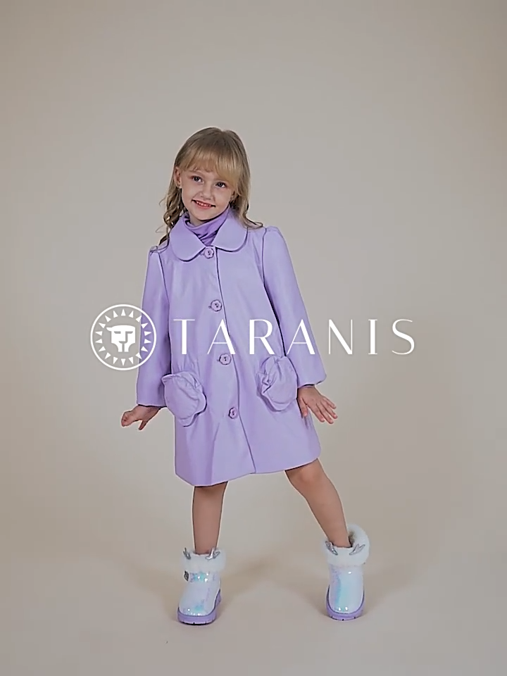 TARANIS Winter new girls' shoes children's shoes fleece and thick cotton shoes soft soles warm waterproof snow boots