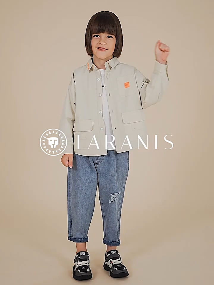 TARANIS Winter New Children's Shoes Casual Shoes Men's Babies with Fleece Warm Sports Shoes Soft Sole Running Shoes