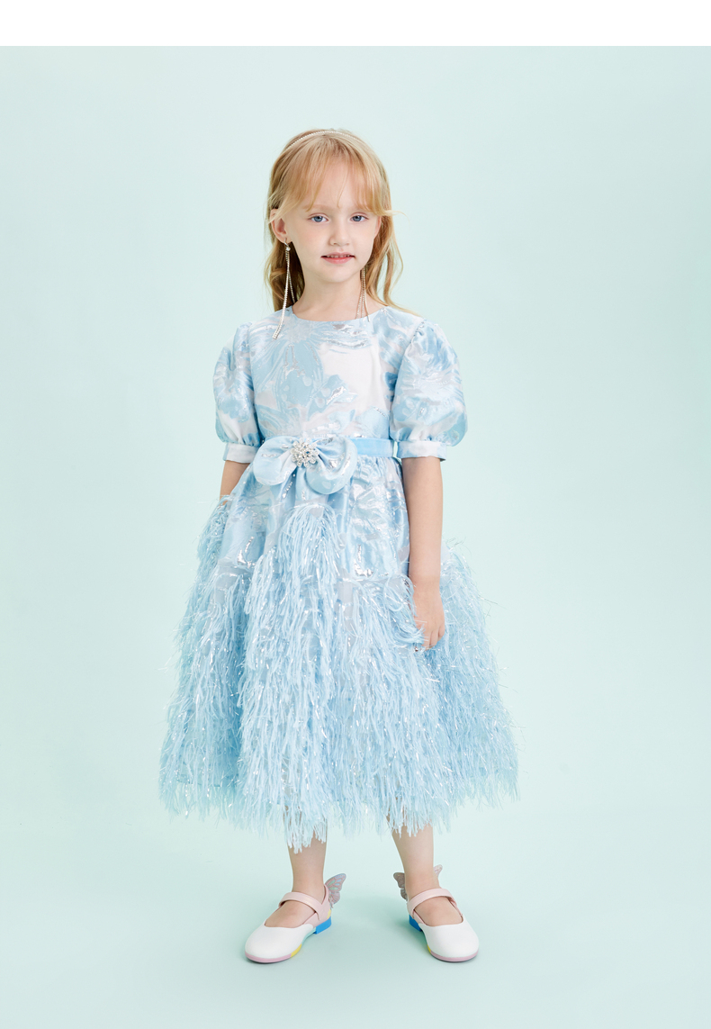 TARANIS Spring New Girls Shoes Butterfly Children's Dress Princess Shoes Single Shoes Rainbow Soft Soles Small Shoes