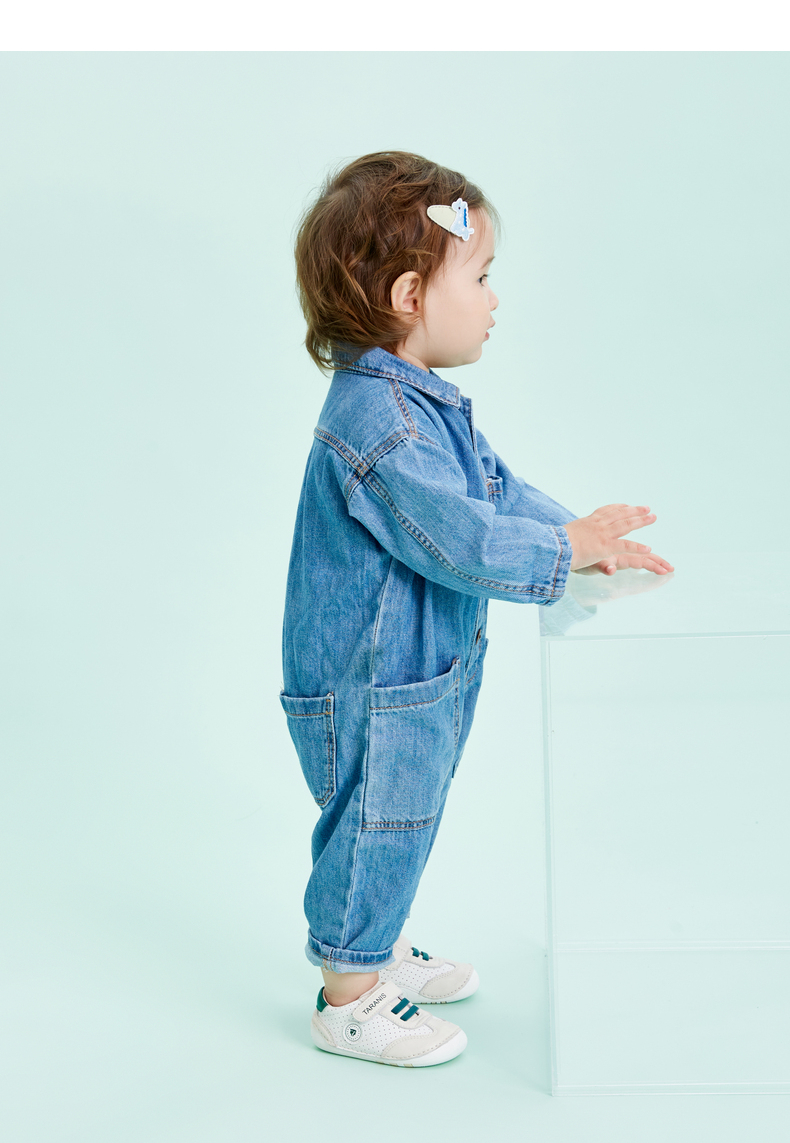 TARANIS Spring new children's shoes baby shoes breathable punching boy's promenade shoes non-slip soft sole children's shoes