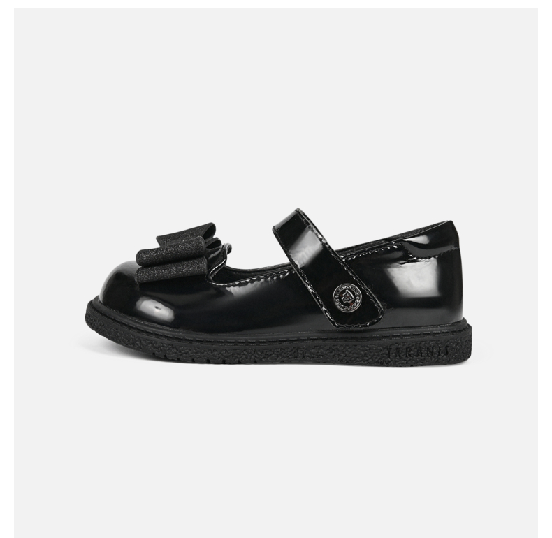 TARANIS Spring New Girl Shoes Bow Dress Performance Princess Shoes Children's Single Shoe Soft Soled Cow Shoes