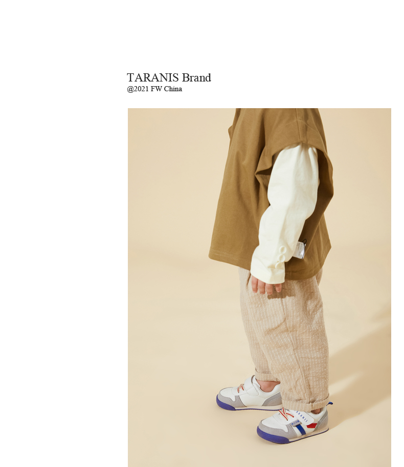 TARANIS Autumn children's shoes new men's baby walking shoes non-slip soft bottom bread shoes breathable sports shoes