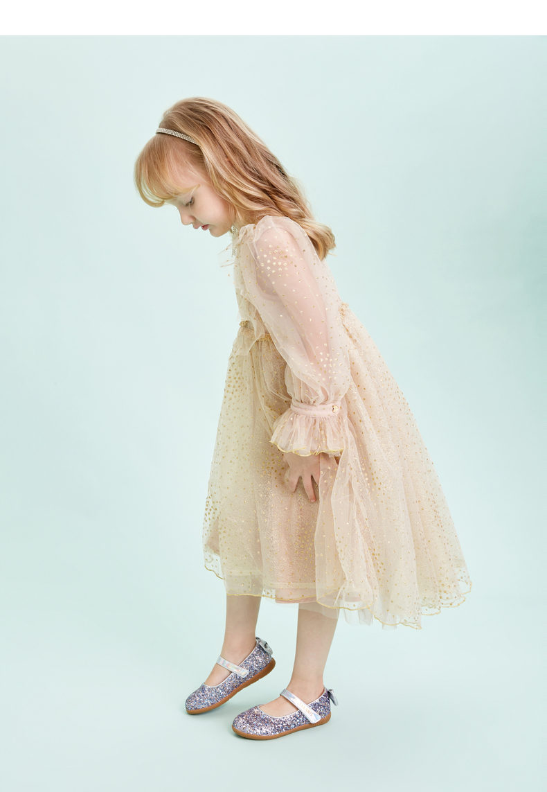 TARANIS Spring new girls shoes princess children's small leather shoes non-slip soft sole performance shoes girls single shoes