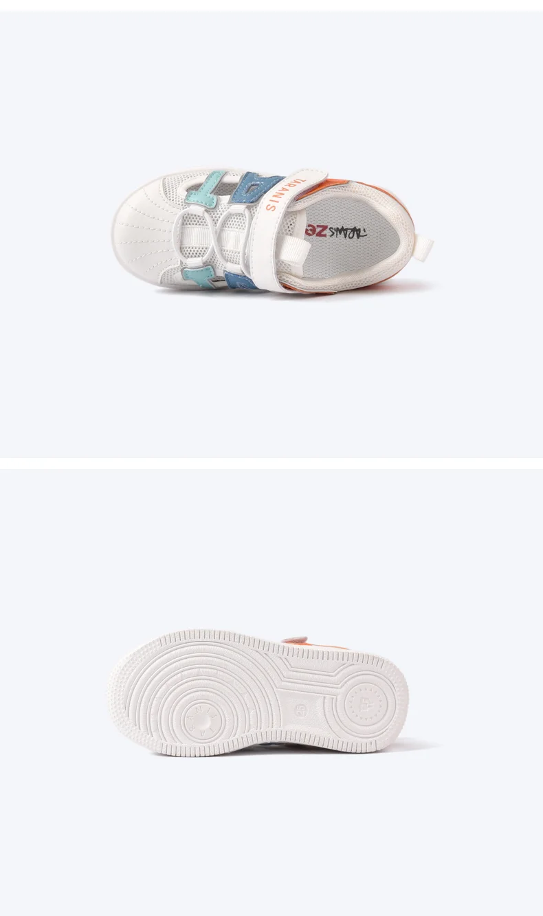 TARANIS Summer 2021 new boys small white shoes breathable mesh shoes for girls baby soft bottom non-slip sports shoes