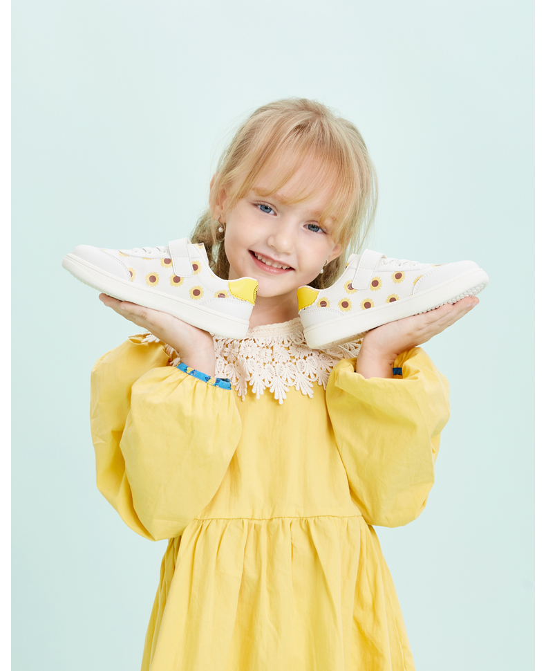 TARANIS Spring new boys shoes children sports white shoes girls children shoes soft soles running shoes