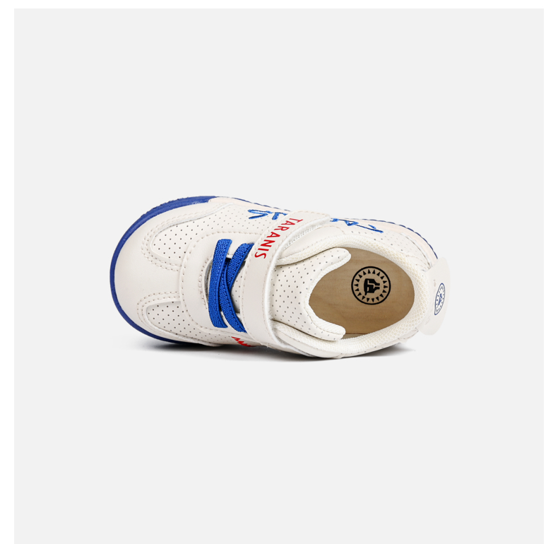 TARANIS Spring new children's shoes boys soft bottom toddler shoes breathable punch functional shoes children's bread shoes