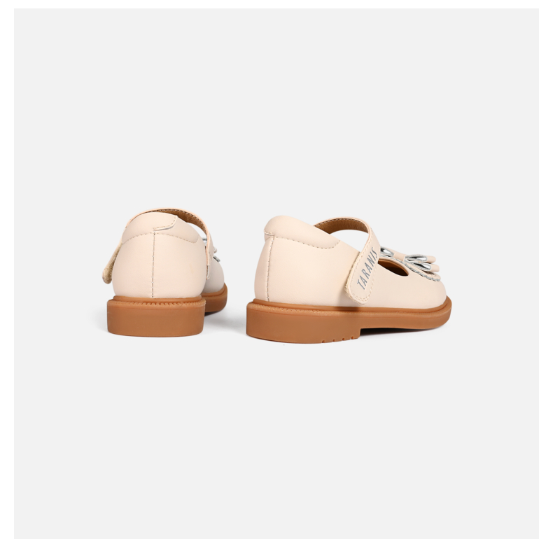 TARANIS Spring New Girls Single Shoe Soft Soles Children Shoes Bow Show Shoes Children Princess Shoes